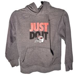 Cozy Grey Nike Oregon State Beavers Hoodie - Men's Medium